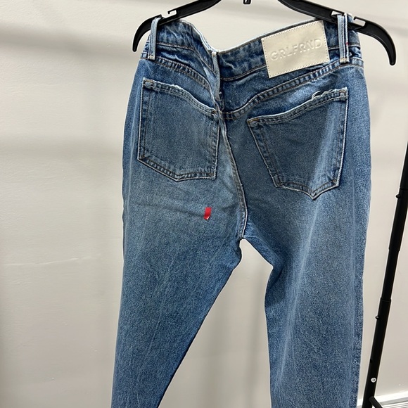 NEW Jeans Grlfrnd Hailey Low Rise Slim Boot Cut Split Leg in Melrose - Picture 9 of 11